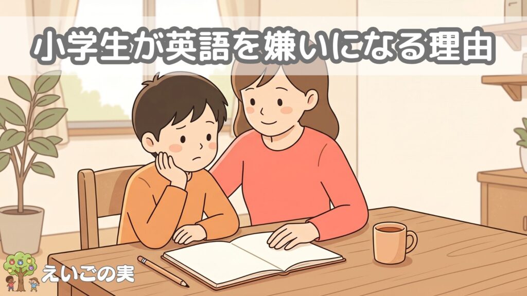 小学生が英語を嫌いになる理由